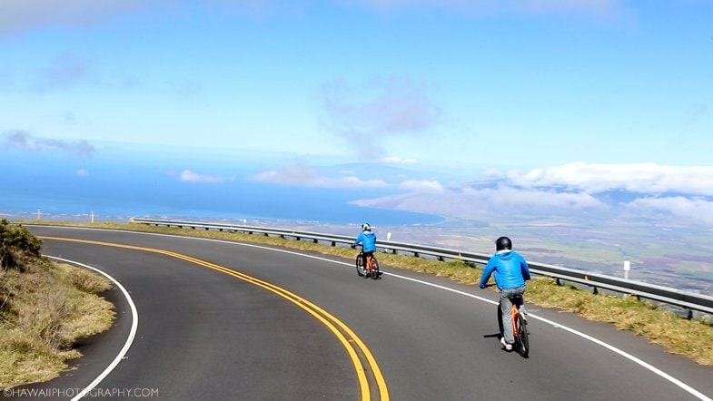 biking upcountry Maui