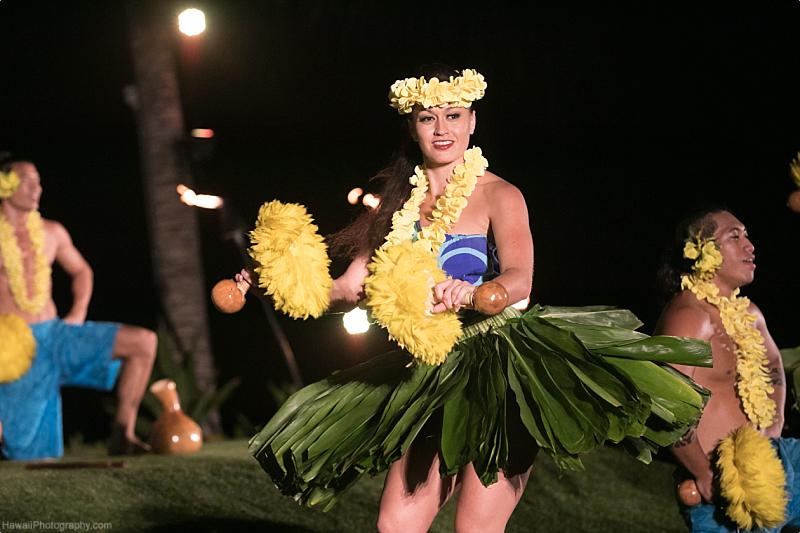 Luau In Maui Hula Dancer